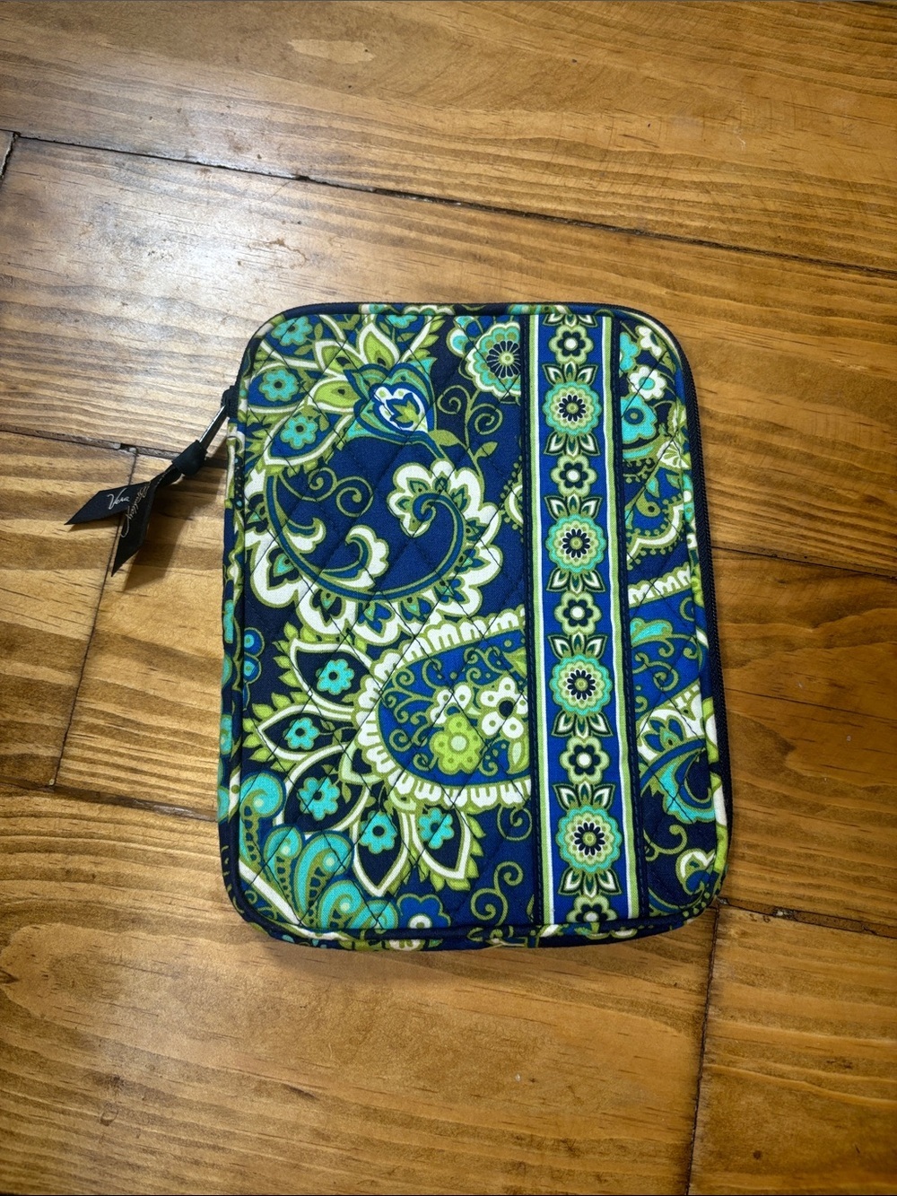 Vera Bradley Rhythm and Blues Quilted Tech Case for Tablet or E-Reader